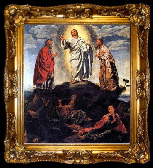 framed  Giovanni Gerolamo Savoldo Transfiguration, ta009-2